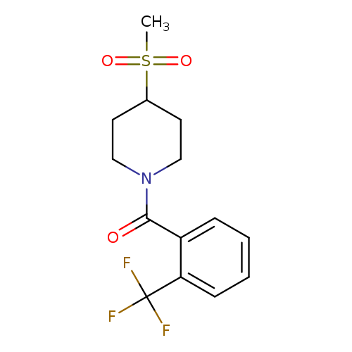 4-methanesulfonyl-1-[2-(trifluoromethyl)benzoyl]piperidine