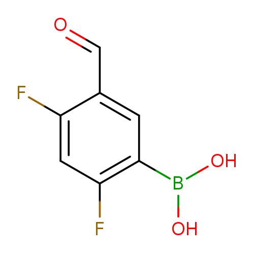 2,4-Difluoro-5-formylphenylboronic acid