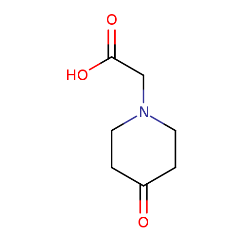 1-Piperidineaceticacid, 4-oxo-