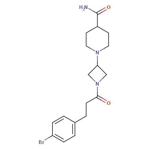 1-{1-[3-(4-bromophenyl)propanoyl]azetidin-3-yl}piperidine-4-carboxamide