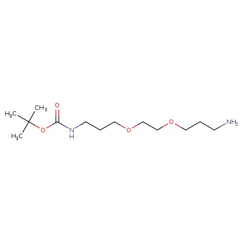 Carbamic acid, N-[3-[2-(3-aminopropoxy)ethoxy]propyl]-, 1,1-dimethylethyl ester