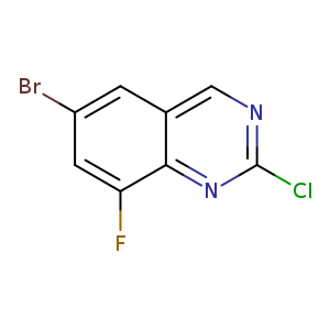 6-bromo-2-chloro-8-fluoroquinazoline