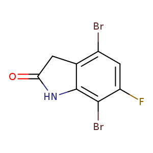 2H-Indol-2-one, 4,7-dibromo-6-fluoro-1,3-dihydro-