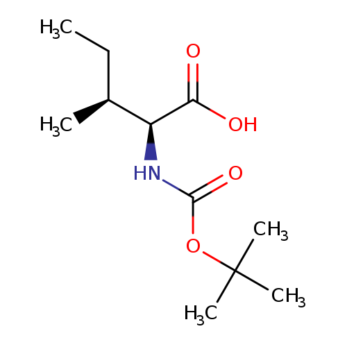 Isoleucine, N-[(1,1-dimethylethoxy)carbonyl]-