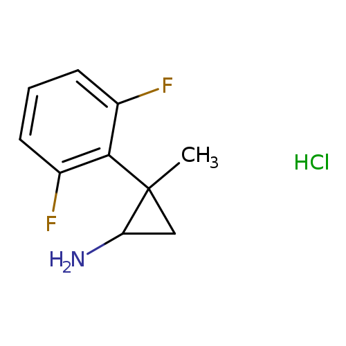2-(2,6-difluorophenyl)-2-methylcyclopropan-1-amine hydrochloride