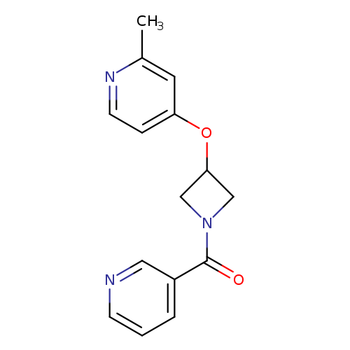 2-methyl-4-{[1-(pyridine-3-carbonyl)azetidin-3-yl]oxy}pyridine