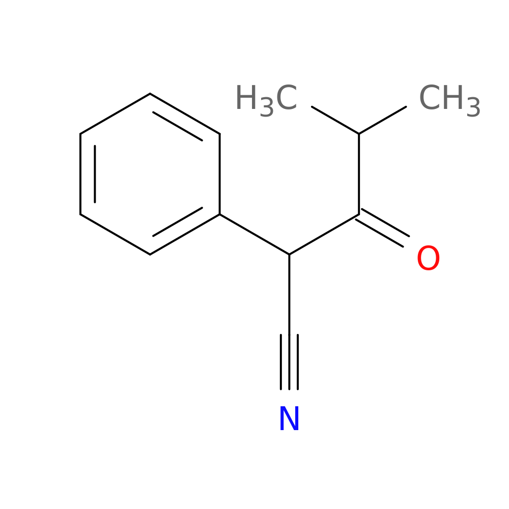 4-methyl-3-oxo-2-phenylpentanenitrile