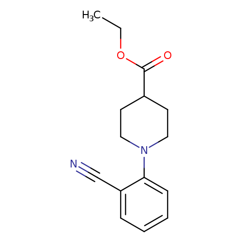 Ethyl 1-(2-cyanophenyl)-4-piperidinecarboxylate