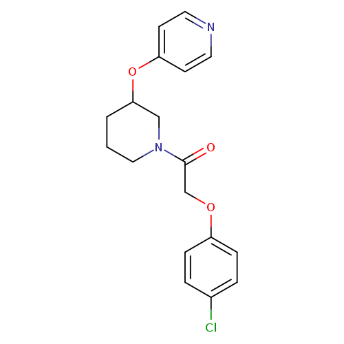 2-(4-chlorophenoxy)-1-[3-(pyridin-4-yloxy)piperidin-1-yl]ethan-1-one