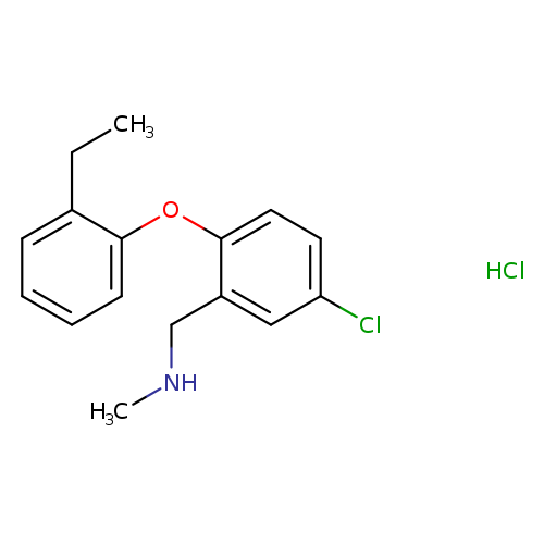 {[5-chloro-2-(2-ethylphenoxy)phenyl]methyl}(methyl)amine hydrochloride
