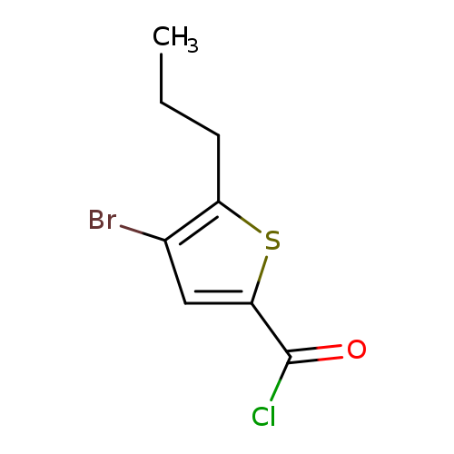 4-Bromo-5-propylthiophene-2-carbonyl chloride