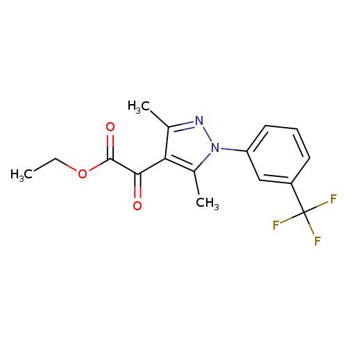 Ethyl (3,5-dimethyl-1-[3-(trifluoromethyl)phenyl]-1h-pyrazol-4-yl)(oxo)acetate