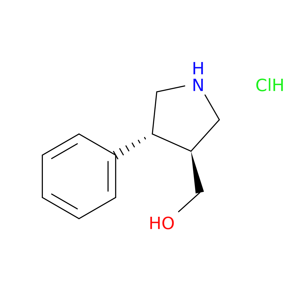 [(3S,4R)-4-phenylpyrrolidin-3-yl]methanol hydrochloride