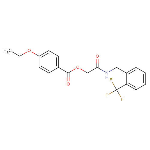 ({[2-(trifluoromethyl)phenyl]methyl}carbamoyl)methyl 4-ethoxybenzoate