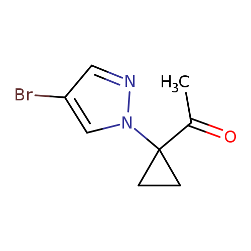 1-[1-(4-bromo-1H-pyrazol-1-yl)cyclopropyl]ethan-1-one