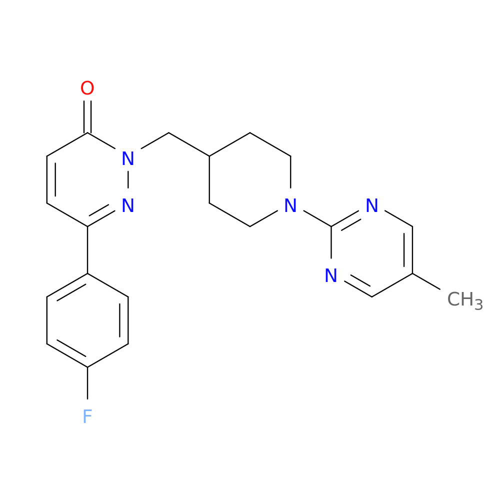 6-(4-fluorophenyl)-2-{[1-(5-methylpyrimidin-2-yl)piperidin-4-yl]methyl}-2,3-dihydropyridazin-3-one
