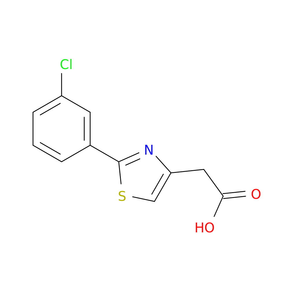 [2-(3-Chlorophenyl)-1,3-thiazol-4-yl]acetic acid