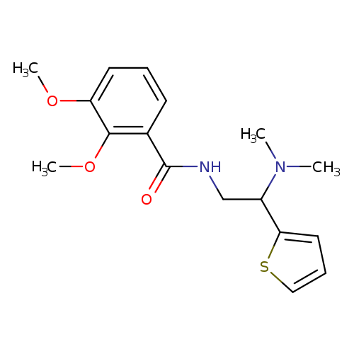 N-[2-(dimethylamino)-2-(thiophen-2-yl)ethyl]-2,3-dimethoxybenzamide