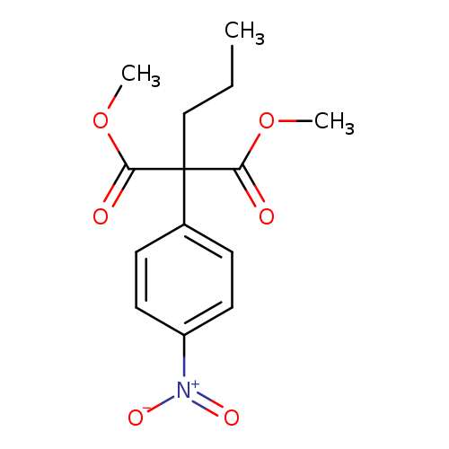 1,3-dimethyl 2-(4-nitrophenyl)-2-propylpropanedioate