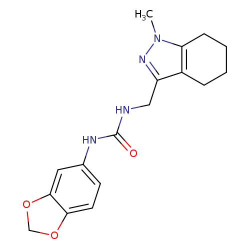 1-(2H-1,3-benzodioxol-5-yl)-3-[(1-methyl-4,5,6,7-tetrahydro-1H-indazol-3-yl)methyl]urea
