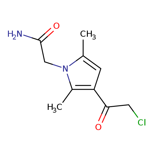2-[3-(2-chloroacetyl)-2,5-dimethyl-1H-pyrrol-1-yl]acetamide