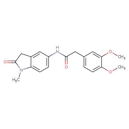 2-(3,4-dimethoxyphenyl)-N-(1-methyl-2-oxo-2,3-dihydro-1H-indol-5-yl)acetamide