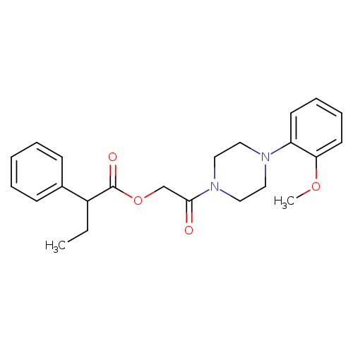 2-[4-(2-methoxyphenyl)piperazin-1-yl]-2-oxoethyl 2-phenylbutanoate