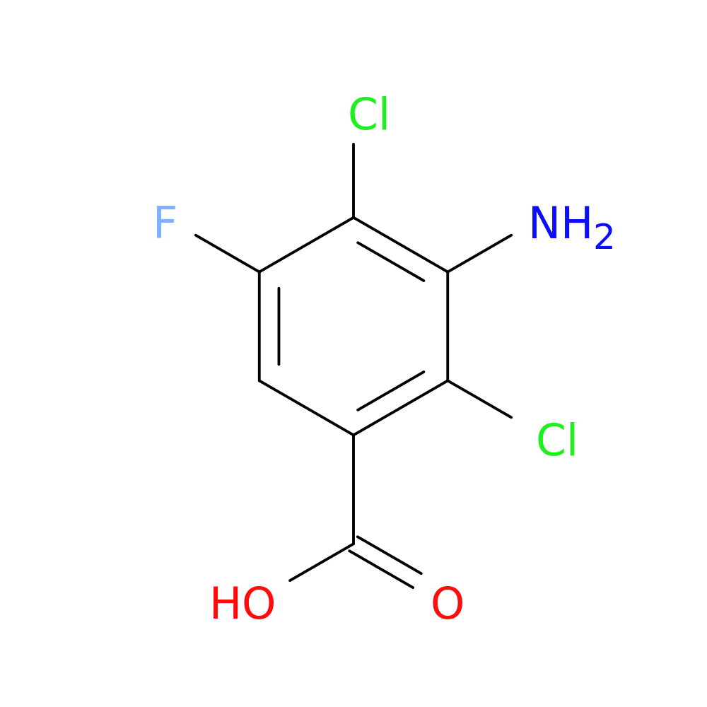 3-Amino-2,4-dichloro-5-fluorobenzoic acid
