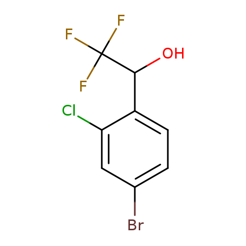1-(4-Bromo-2-chlorophenyl)-2,2,2-trifluoroethan-1-ol