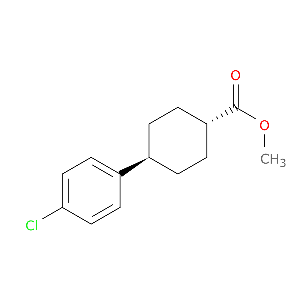 Methyl trans-4-(4-chlorophenyl)cyclohexane-1-carboxylate