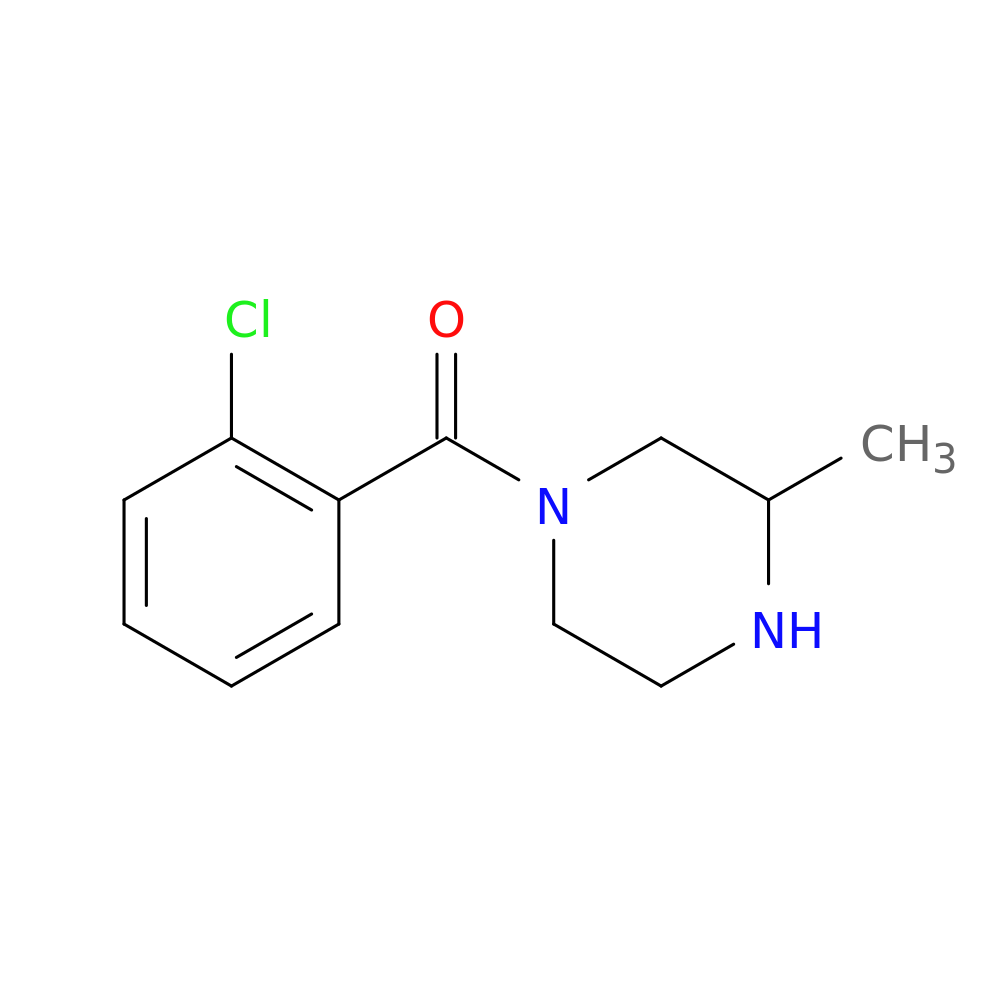 (2-Chlorophenyl)(3-methylpiperazin-1-yl)methanone