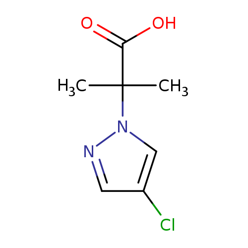 2-(4-Chloro-1H-pyrazol-1-yl)-2-methylpropanoic acid