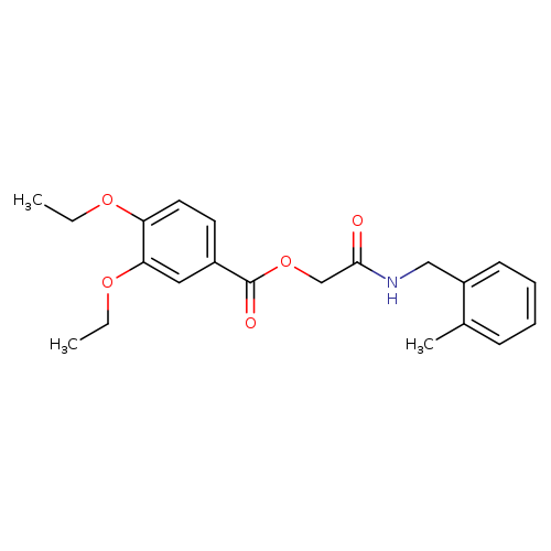 {[(2-methylphenyl)methyl]carbamoyl}methyl 3,4-diethoxybenzoate