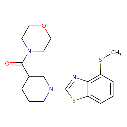 4-(methylsulfanyl)-2-[3-(morpholine-4-carbonyl)piperidin-1-yl]-1,3-benzothiazole