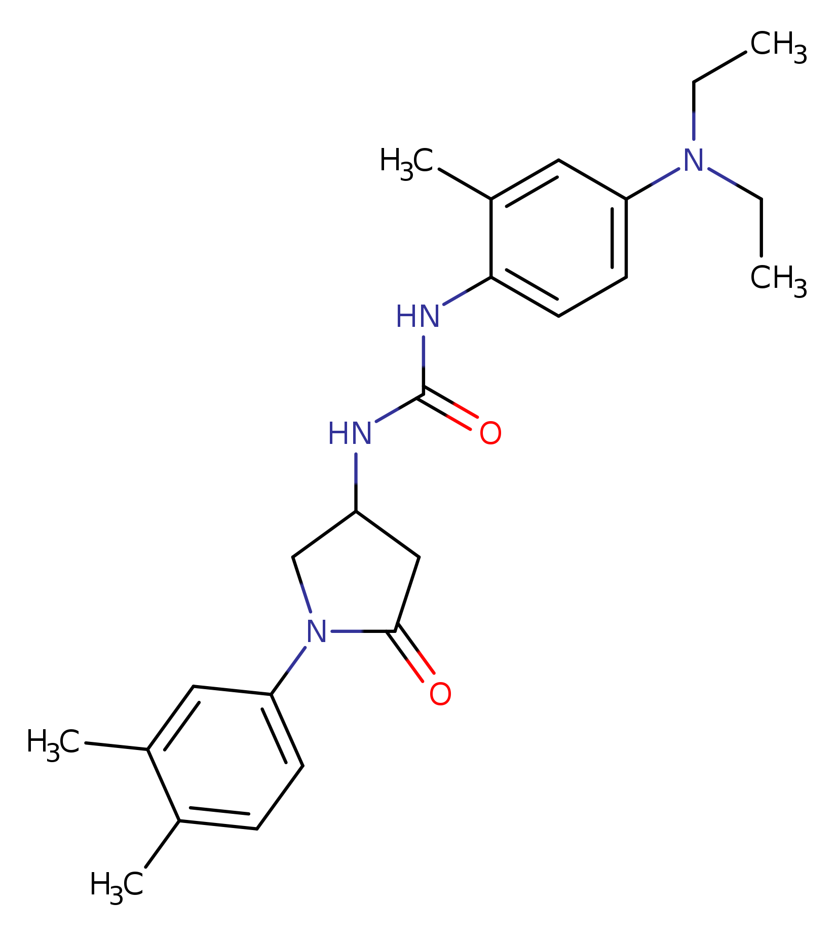 1-[4-(diethylamino)-2-methylphenyl]-3-[1-(3,4-dimethylphenyl)-5-oxopyrrolidin-3-yl]urea