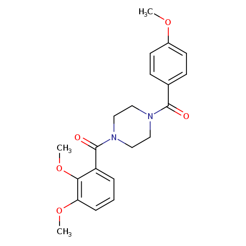 1-(2,3-dimethoxybenzoyl)-4-(4-methoxybenzoyl)piperazine