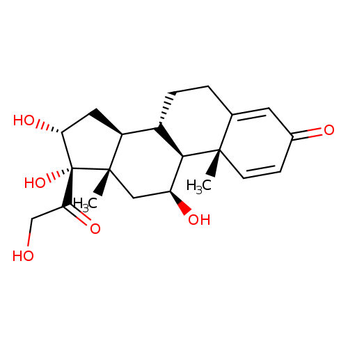 Pregna-1,4-diene-3,20-dione, 11,16,17,21-tetrahydroxy-, (11β,16α)-