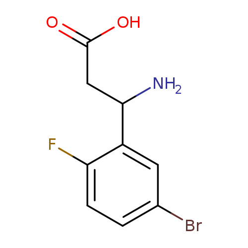 3-Amino-3-(5-bromo-2-fluorophenyl)propanoic acid