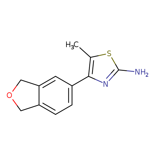 4-(1,3-dihydro-2-benzofuran-5-yl)-5-methyl-1,3-thiazol-2-amine