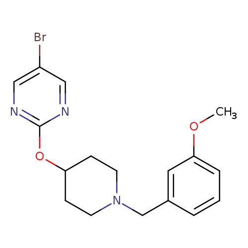 5-bromo-2-({1-[(3-methoxyphenyl)methyl]piperidin-4-yl}oxy)pyrimidine