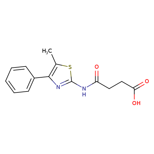 4-[(5-Methyl-4-phenyl-1,3-thiazol-2-yl)amino]-4-oxobutanoic acid
