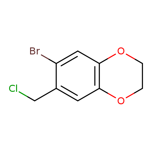 6-bromo-7-(chloromethyl)-2,3-dihydro-1,4-benzodioxine