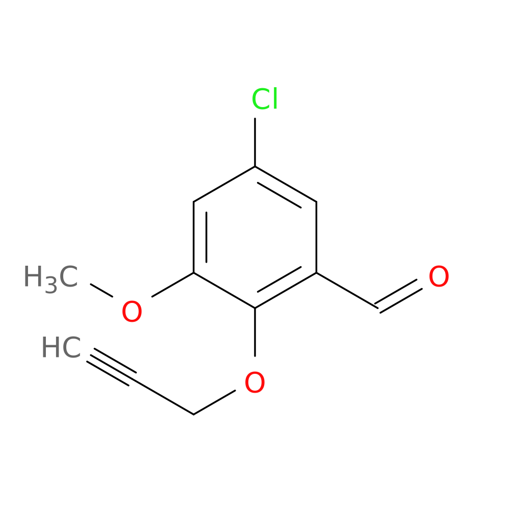 5-chloro-3-methoxy-2-(prop-2-yn-1-yloxy)benzaldehyde