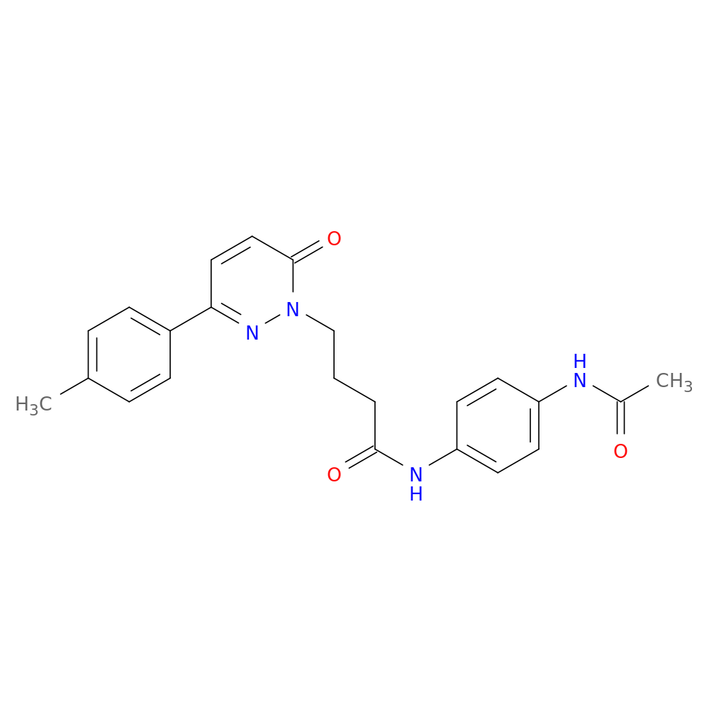 N-(4-acetamidophenyl)-4-[3-(4-methylphenyl)-6-oxo-1,6-dihydropyridazin-1-yl]butanamide