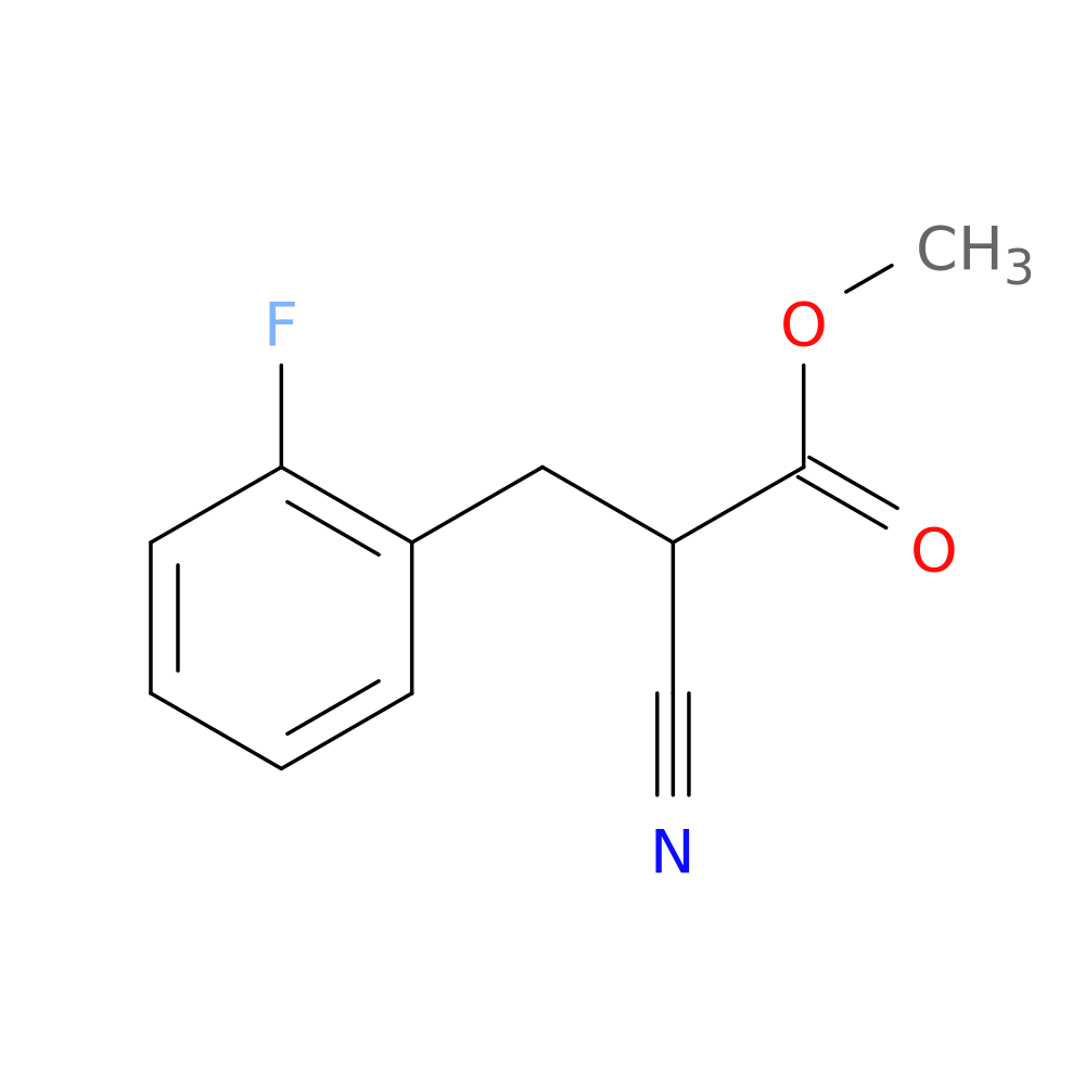 Methyl 2-cyano-3-(2-fluorophenyl)propanoate