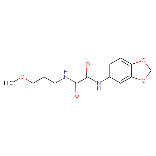 N'-(2H-1,3-benzodioxol-5-yl)-N-(3-methoxypropyl)ethanediamide