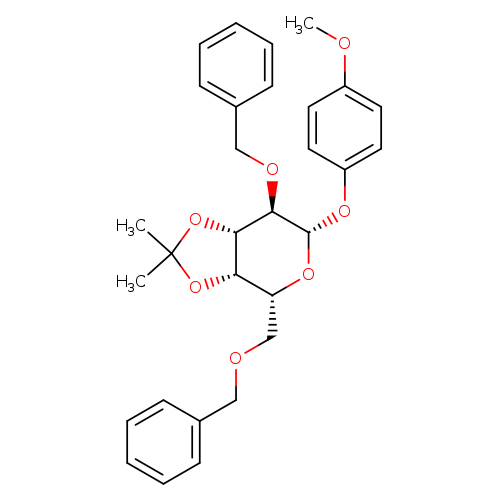 4-Methoxyphenyl 2,6-Di-O-benzyl-3,4-O-isopropylidene-beta-D-galactopyranoside