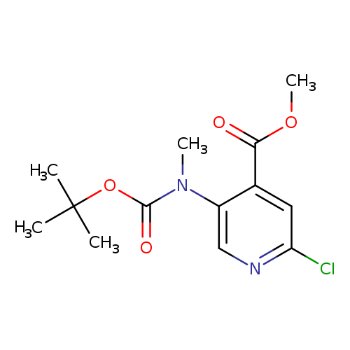 Methyl 5-((Tert-Butoxycarbonyl)(Methyl)Amino)-2-Chloroisonicotinate
