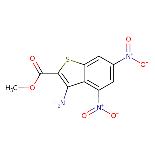 methyl 3-amino-4,6-dinitro-1-benzothiophene-2-carboxylate