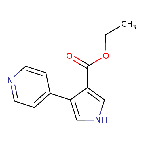Ethyl 4-(pyridin-4-yl)-1h-pyrrole-3-carboxylate